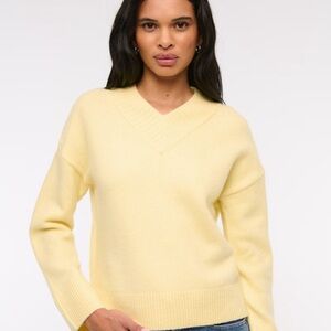 Abercrombie High V-Neck Sweater- NWT